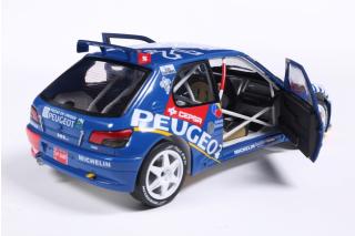 Peugeot 306 Maxi #2 Jaime Azcona / Julius Billmaier Rally de Aviles 1997 S1808309 Solido 1:18 Metallmodell